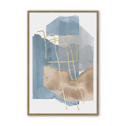 [Color:Brushed Gold], Picture of art in a Brushed Gold frame