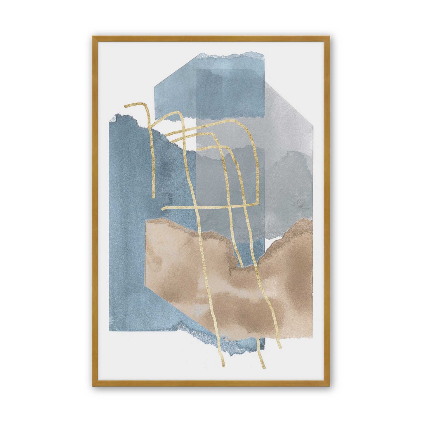 [Color:Polished Gold], Picture of art in a Polished Gold frame