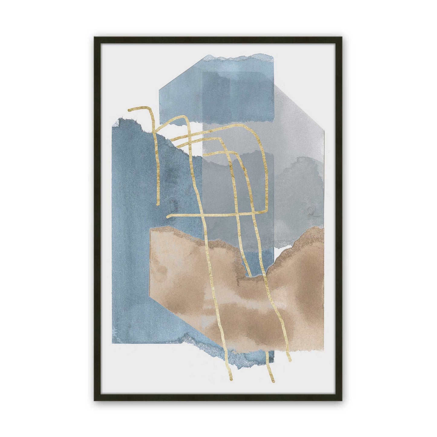 [Color:Satin Black], Picture of art in a Satin Black frame