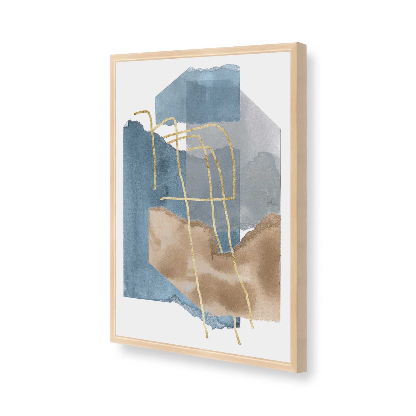 [Color:Raw Maple], Picture of art in a Raw Maple frame of the corner