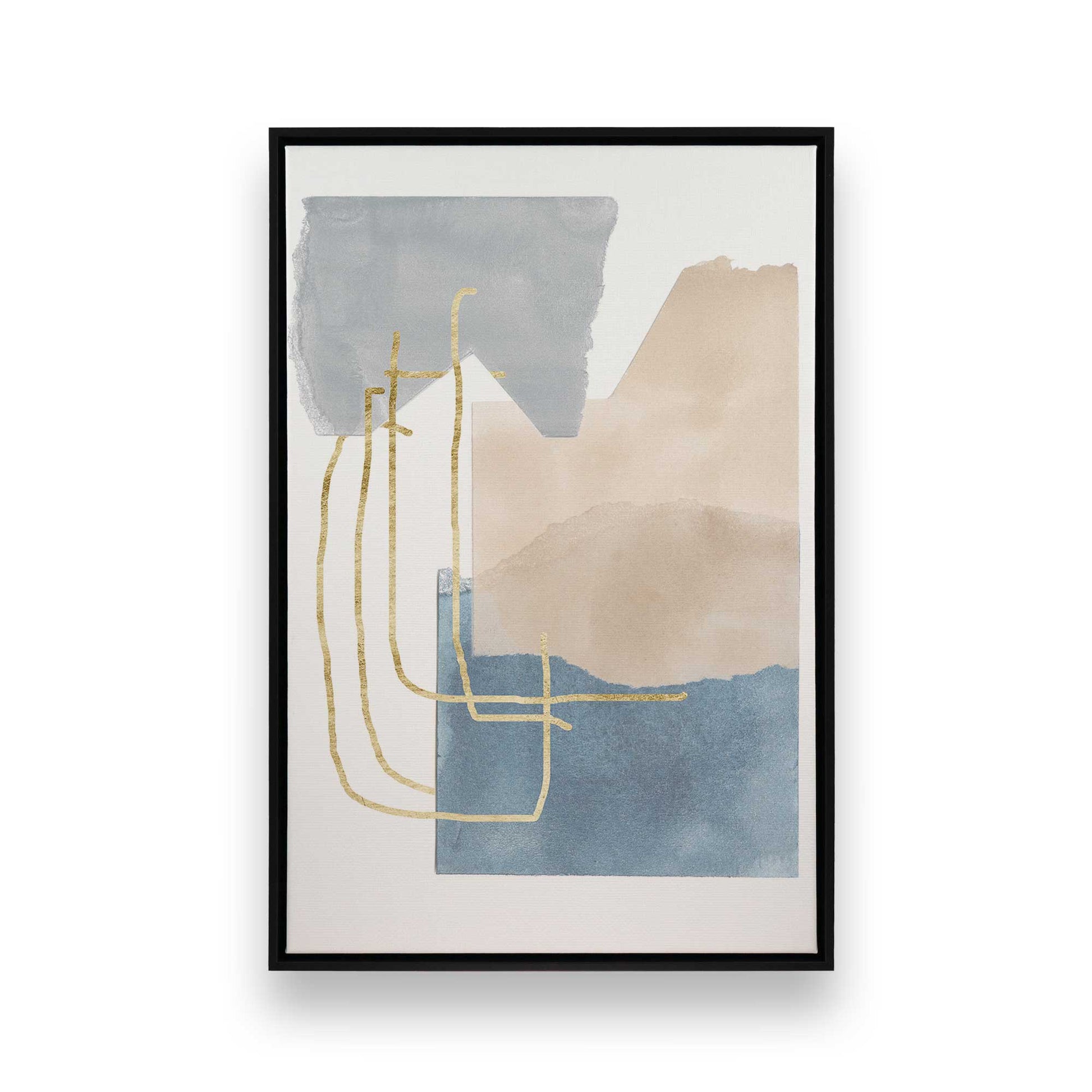 [Color:Satin Black], Picture of art in a Satin Black frame
