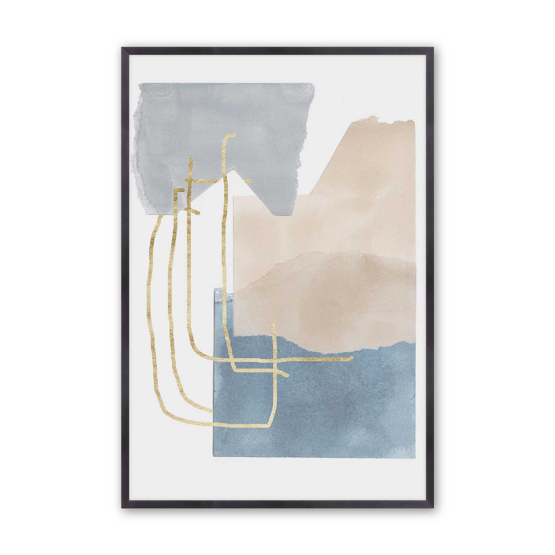 [Color:Weathered Zinc], Picture of art in a Weathered Zinc frame