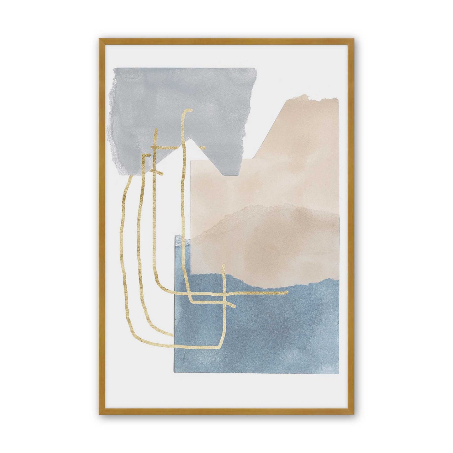 [Color:Polished Gold], Picture of art in a Polished Gold frame