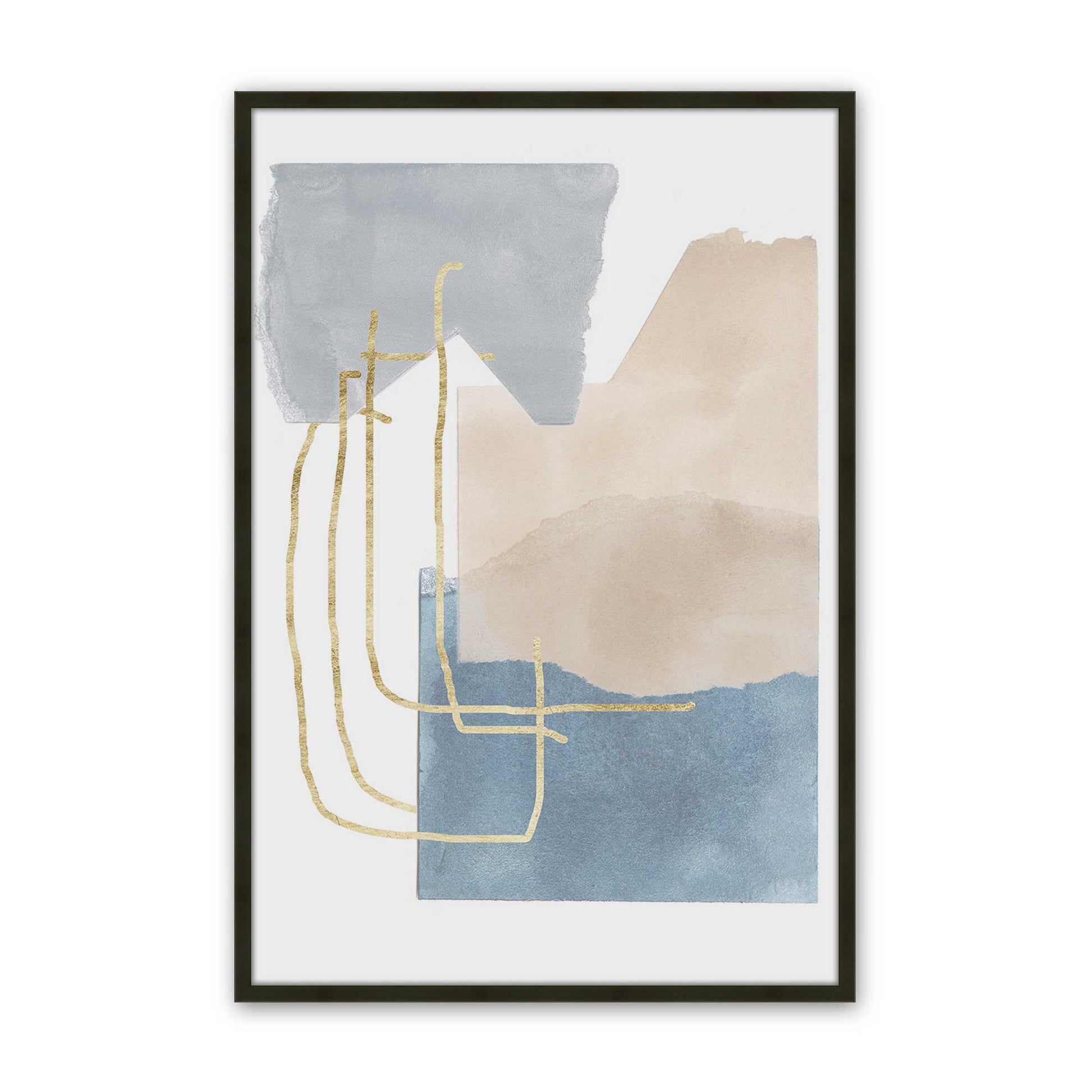 [Color:Satin Black], Picture of art in a Satin Black frame
