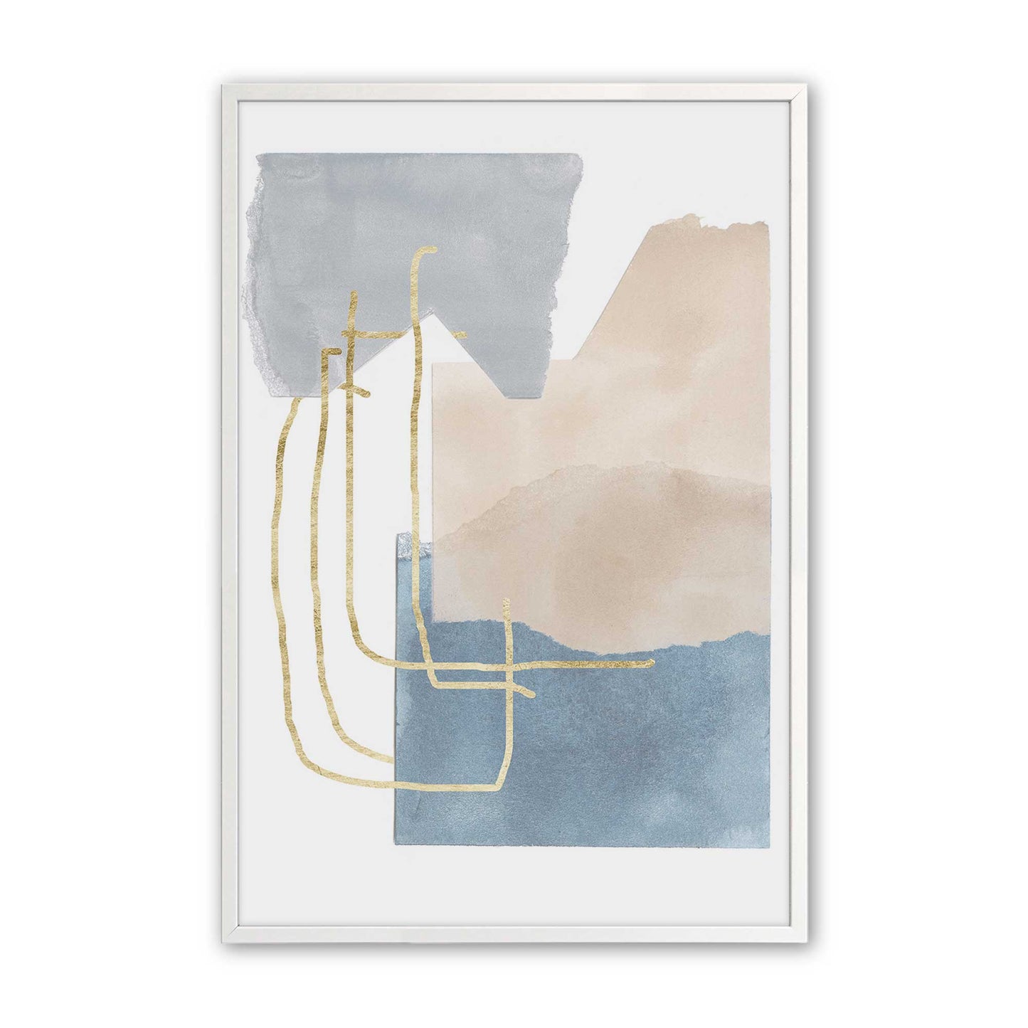 [Color:Opaque White], Picture of art in a Opaque White frame