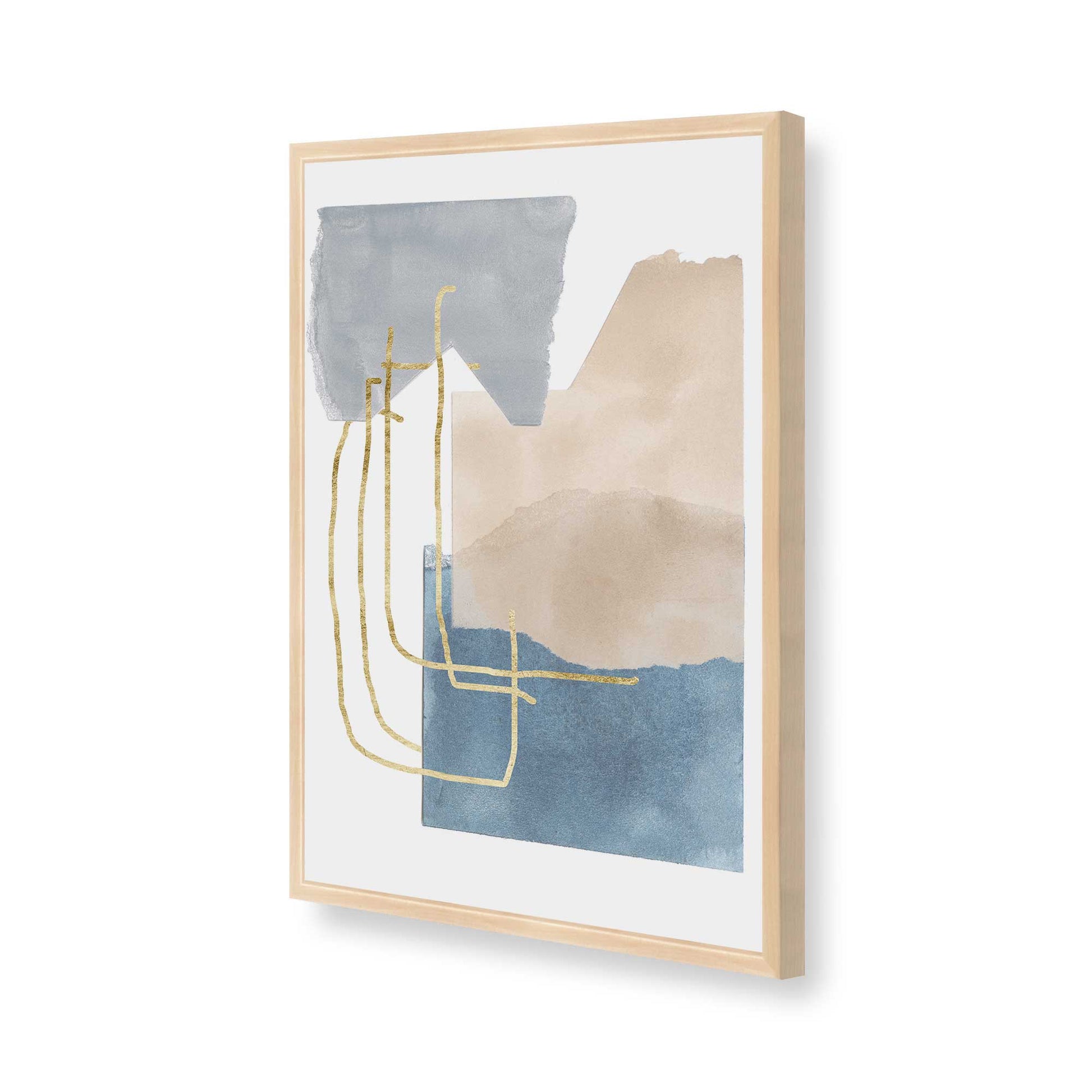 [Color:Raw Maple], Picture of art in a Raw Maple frame of the corner