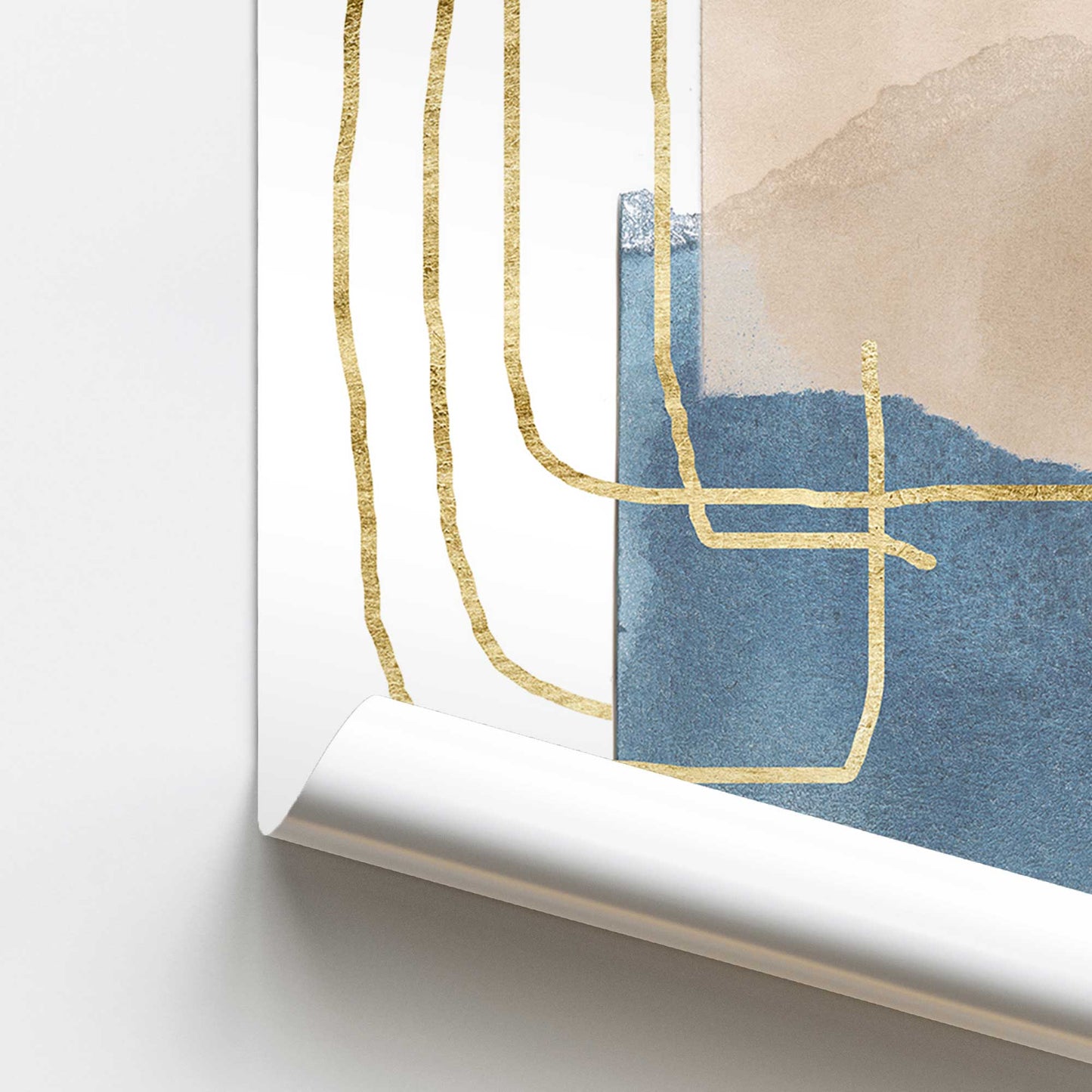 [color:Rolled Print], Picture of close up of art