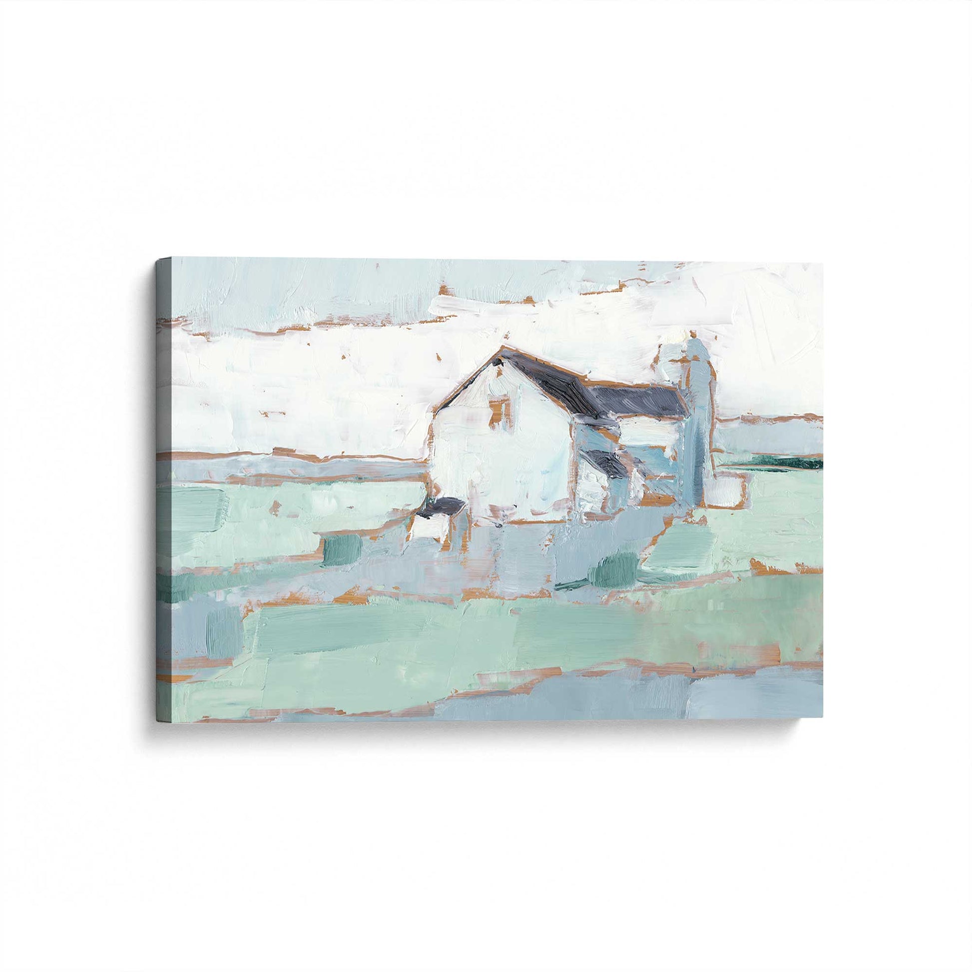 [Color:Stretched Canvas], Picture of art at an angle
