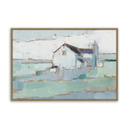[Color:Brushed Gold], Picture of art in a Brushed Gold frame