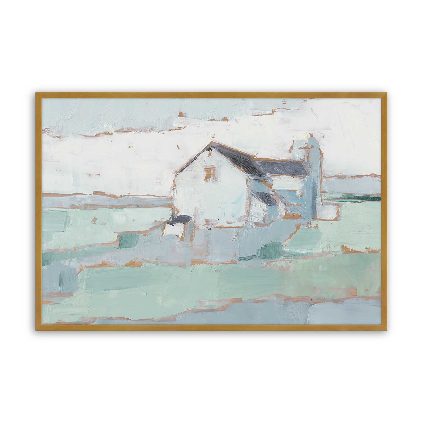 [Color:Polished Gold], Picture of art in a Polished Gold frame