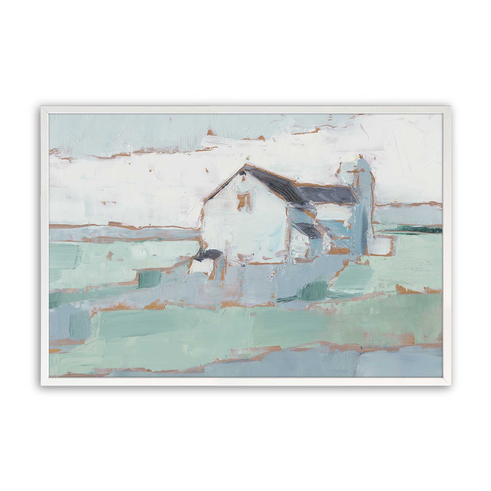 [Color:Opaque White], Picture of art in a Opaque White frame