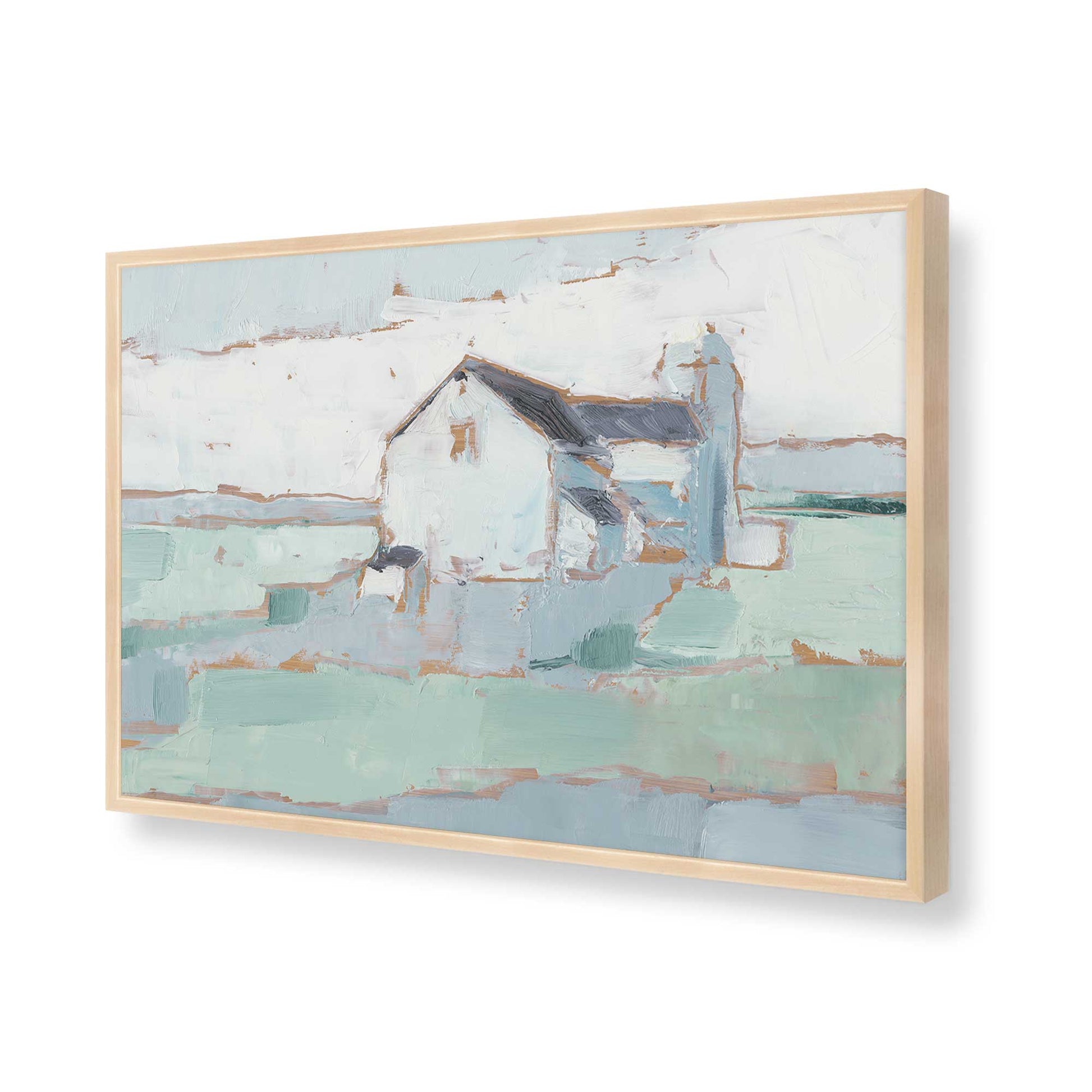 [Color:Raw Maple], Picture of art in a Raw Maple frame of the corner
