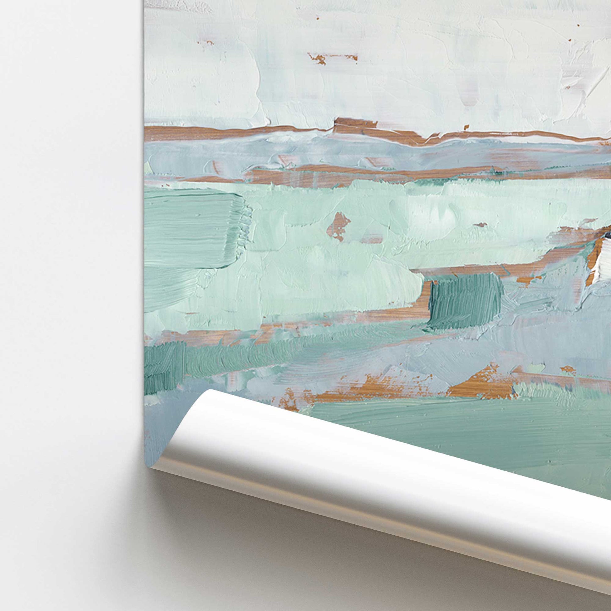 [color:Rolled Print], Picture of close up of art