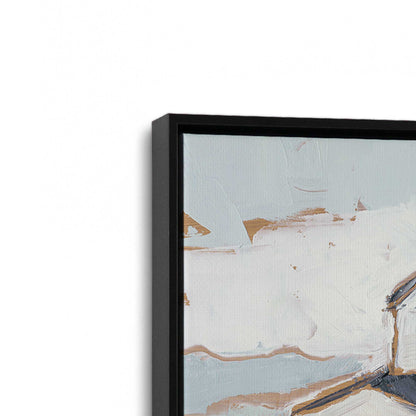 [Color:Satin Black], Picture of art in a Satin Black frame at an angle
