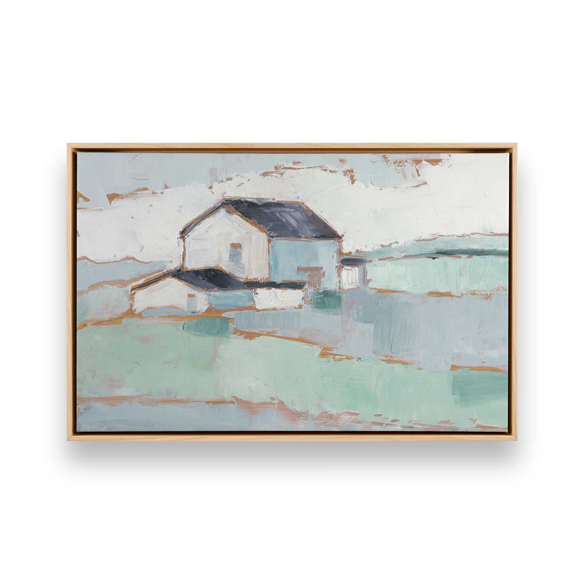 [Color:American Maple], Picture of art in a American Maple frame
