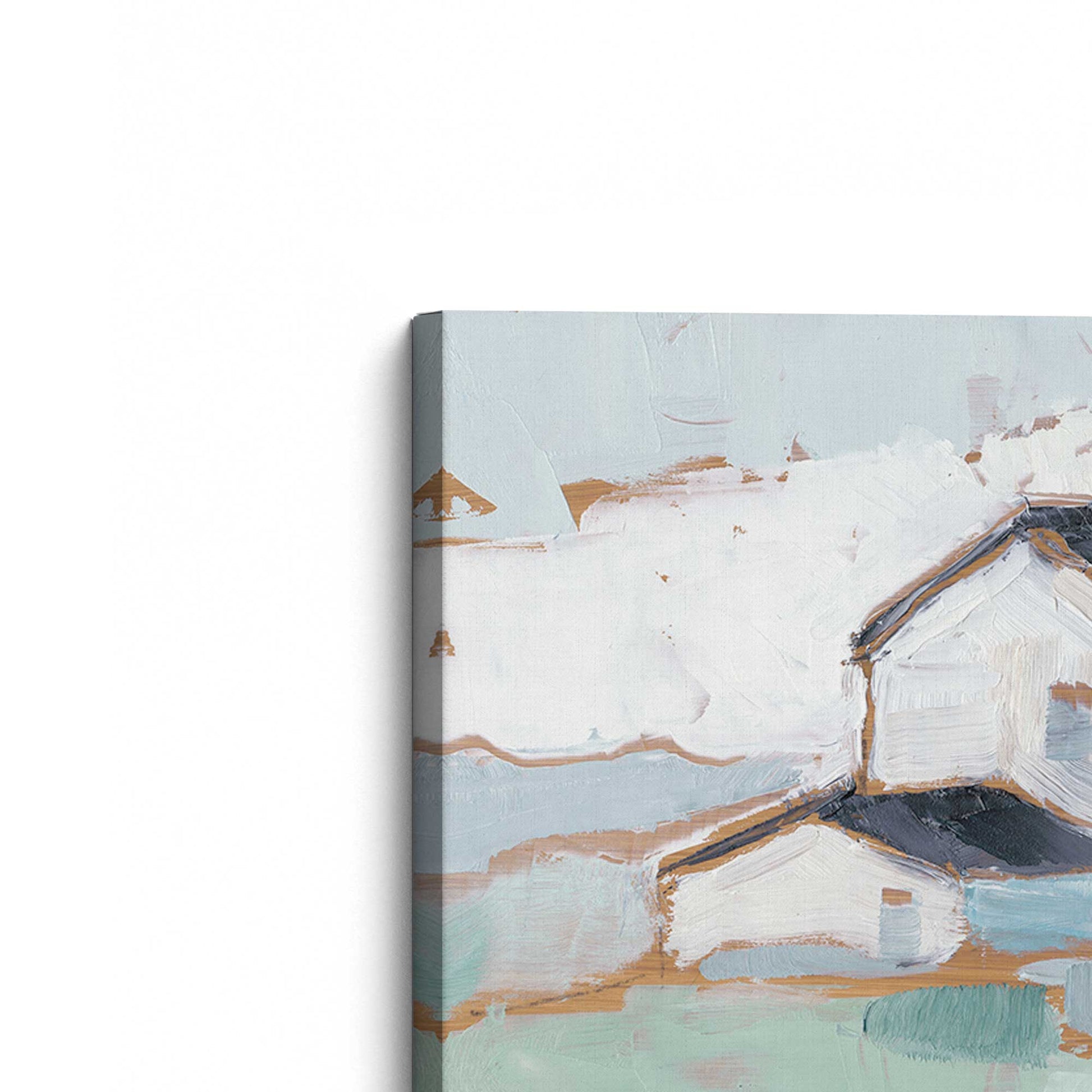 [Color:Stretched Canvas], Picture of the corner of the art