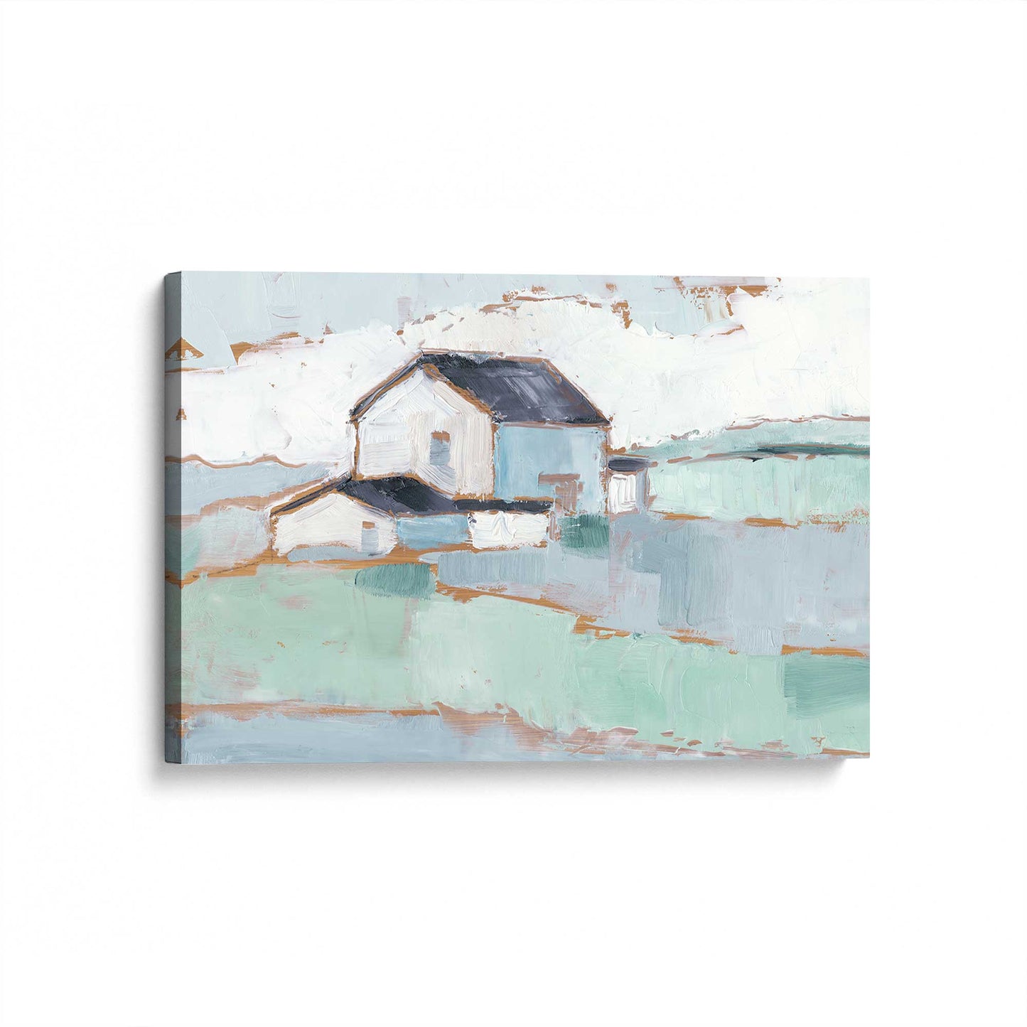 [Color:Stretched Canvas], Picture of art at an angle