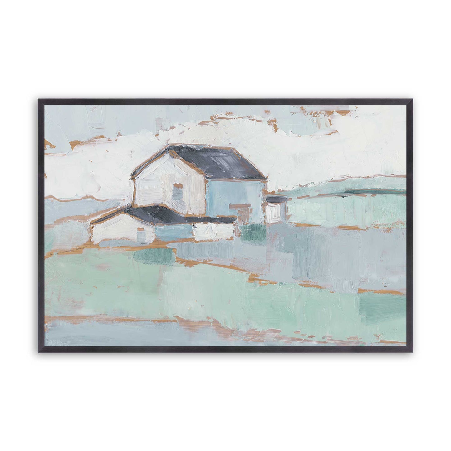 [Color:Weathered Zinc], Picture of art in a Weathered Zinc frame
