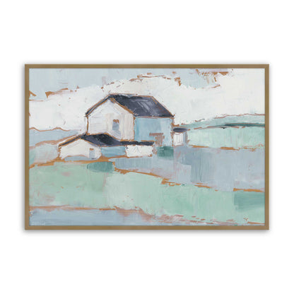 [Color:Brushed Gold], Picture of art in a Brushed Gold frame