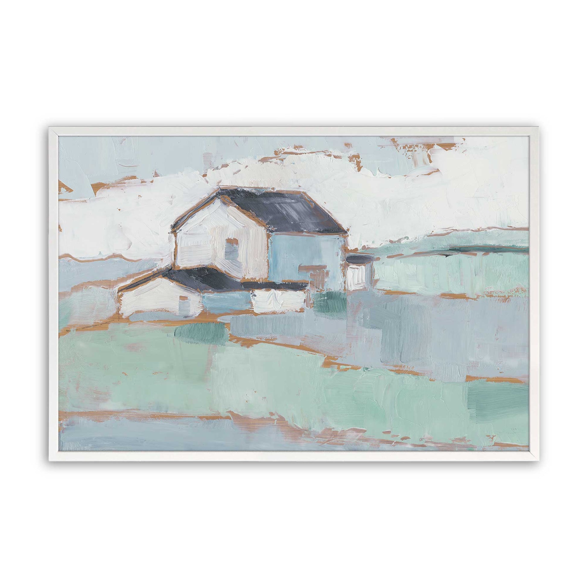 [Color:Opaque White], Picture of art in a Opaque White frame