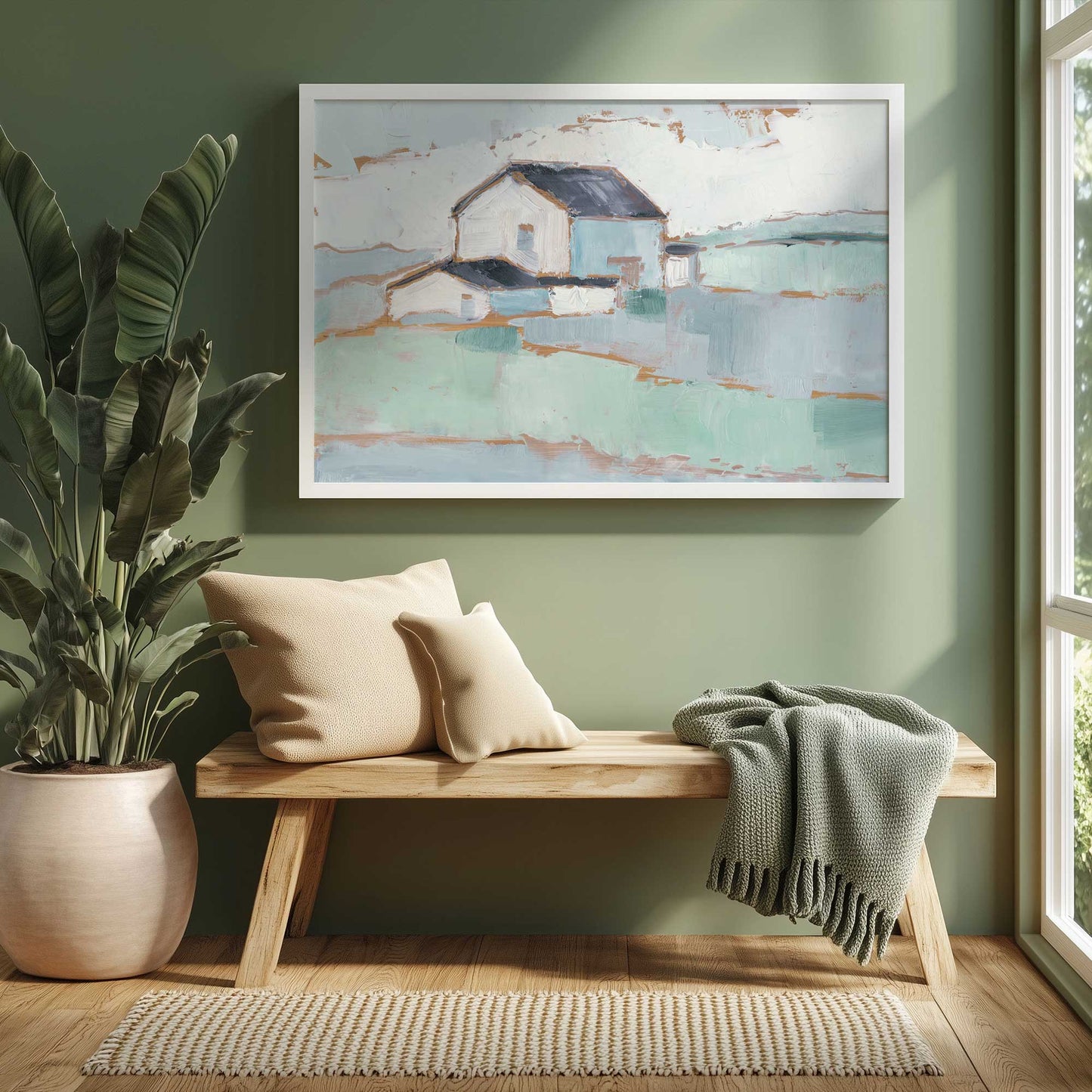 Picture of art in a room