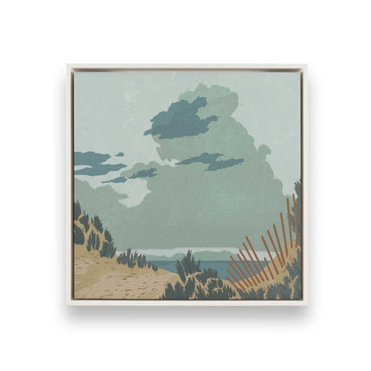 [Color:Opaque White], Picture of art in a White frame