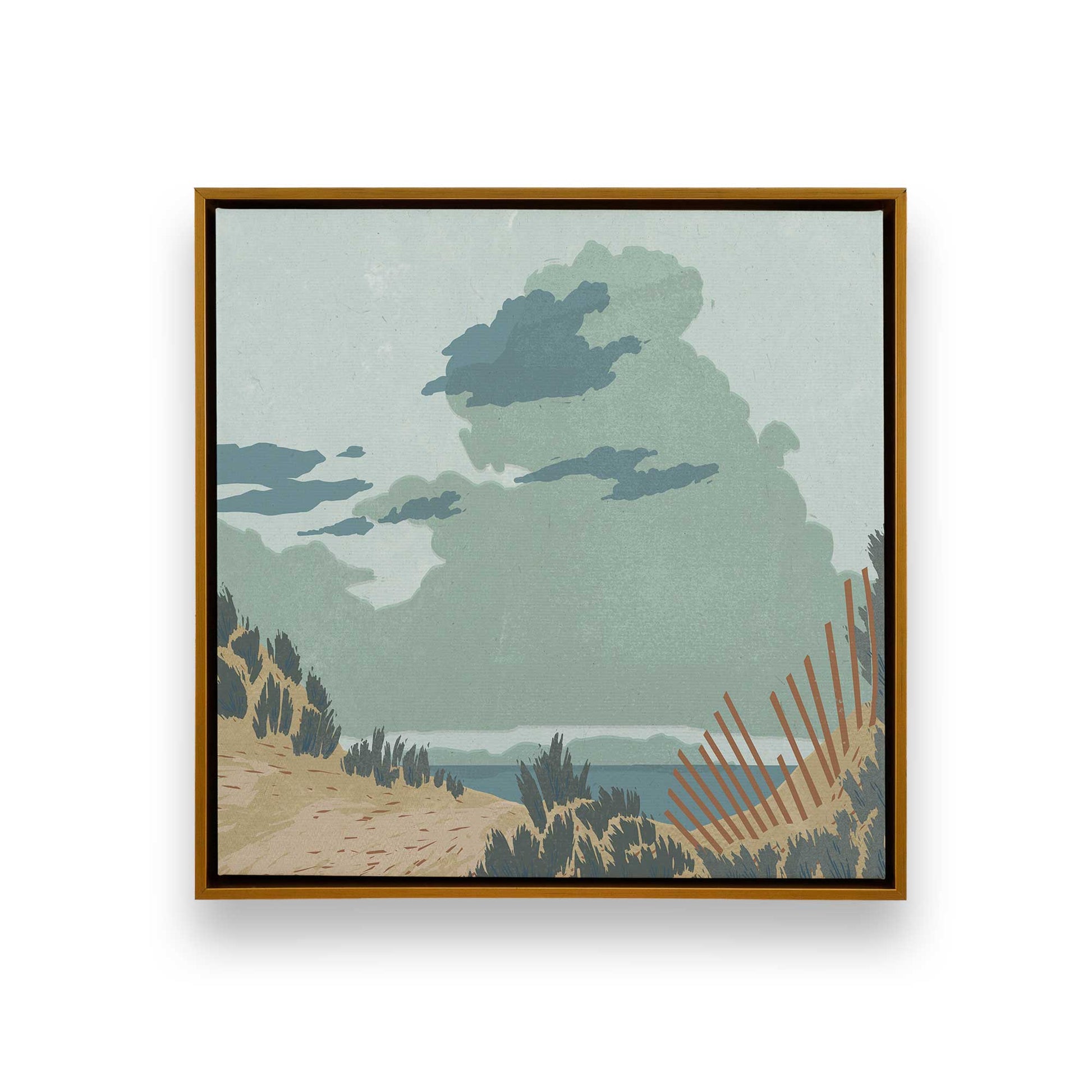 [Color:Polished Gold], Picture of art in a Polished Gold frame