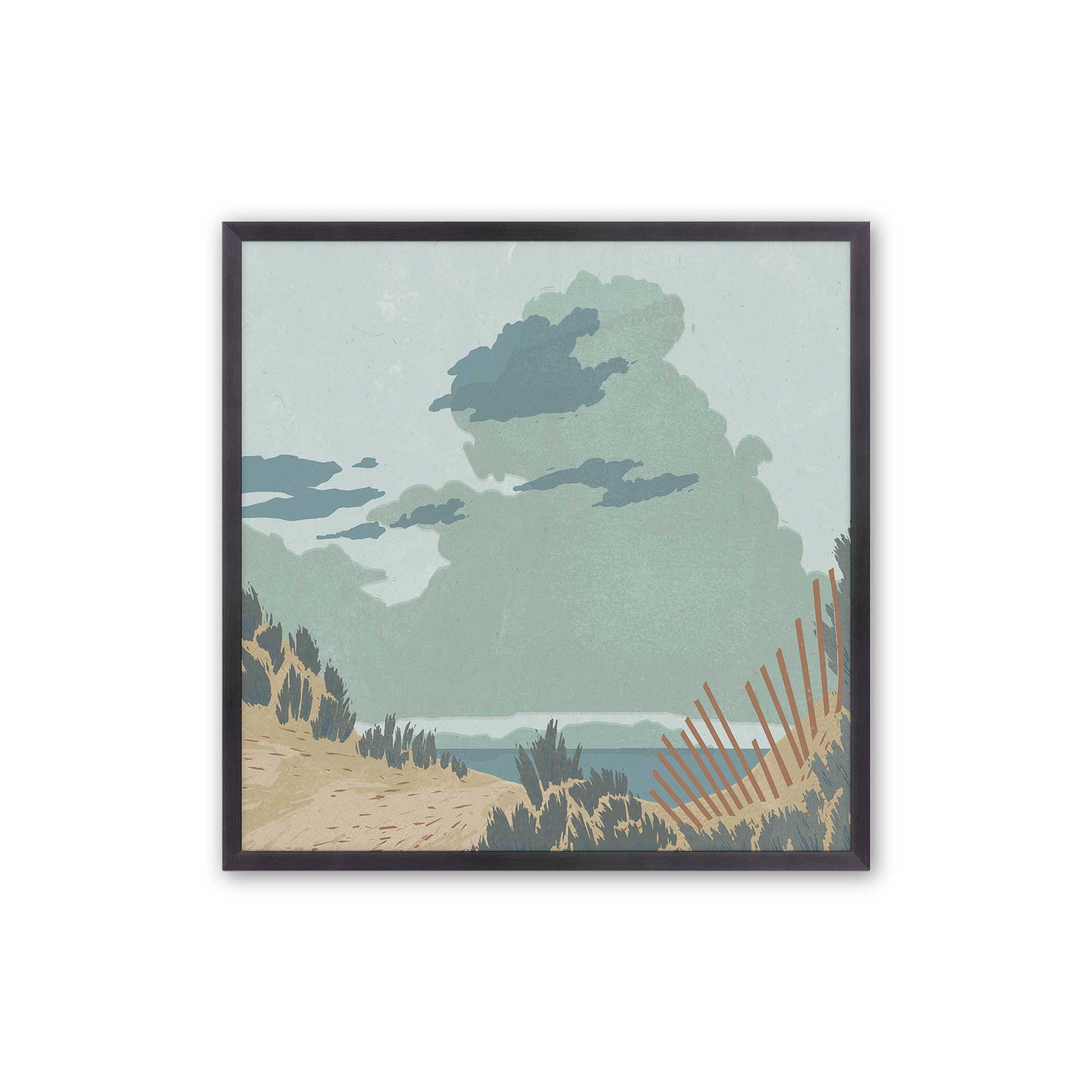 [Color:Weathered Zinc], Picture of art in a Weathered Zinc frame