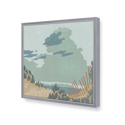 [Color:Polished Chrome], Picture of art in a Polished Chrome frame at an angle