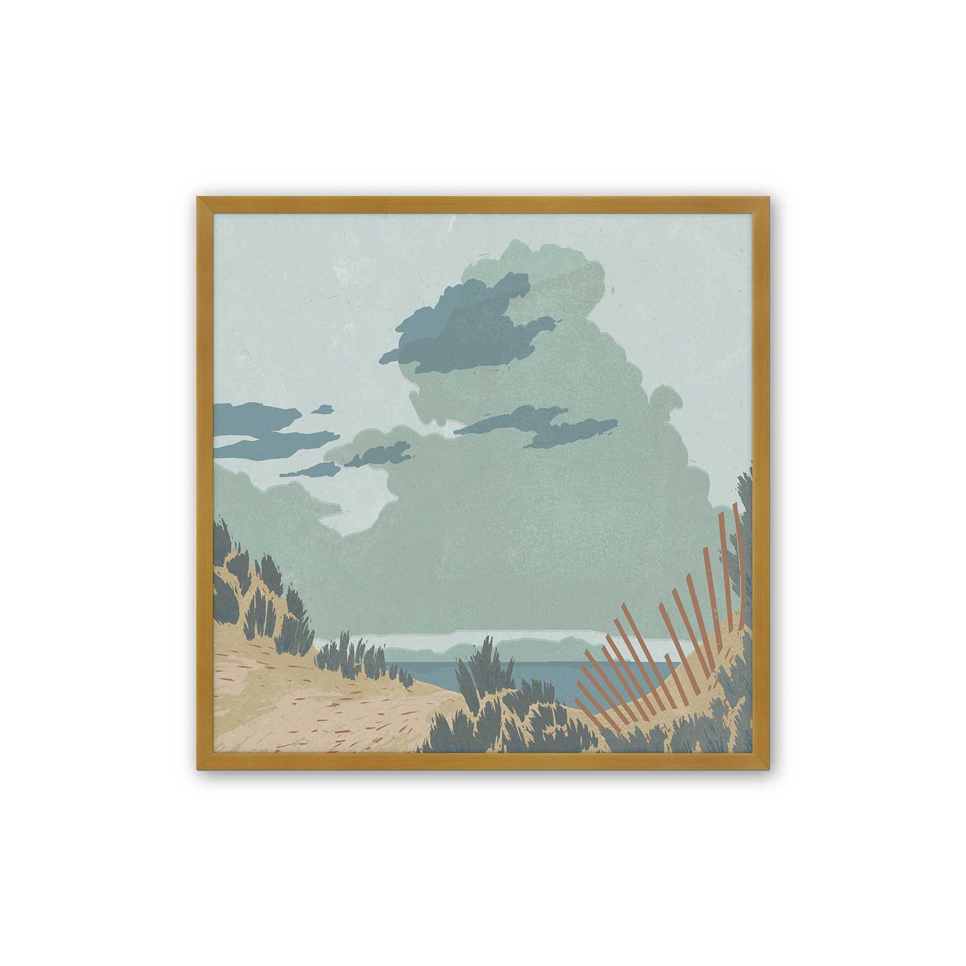 [Color:Polished Gold], Picture of art in a Polished Gold frame