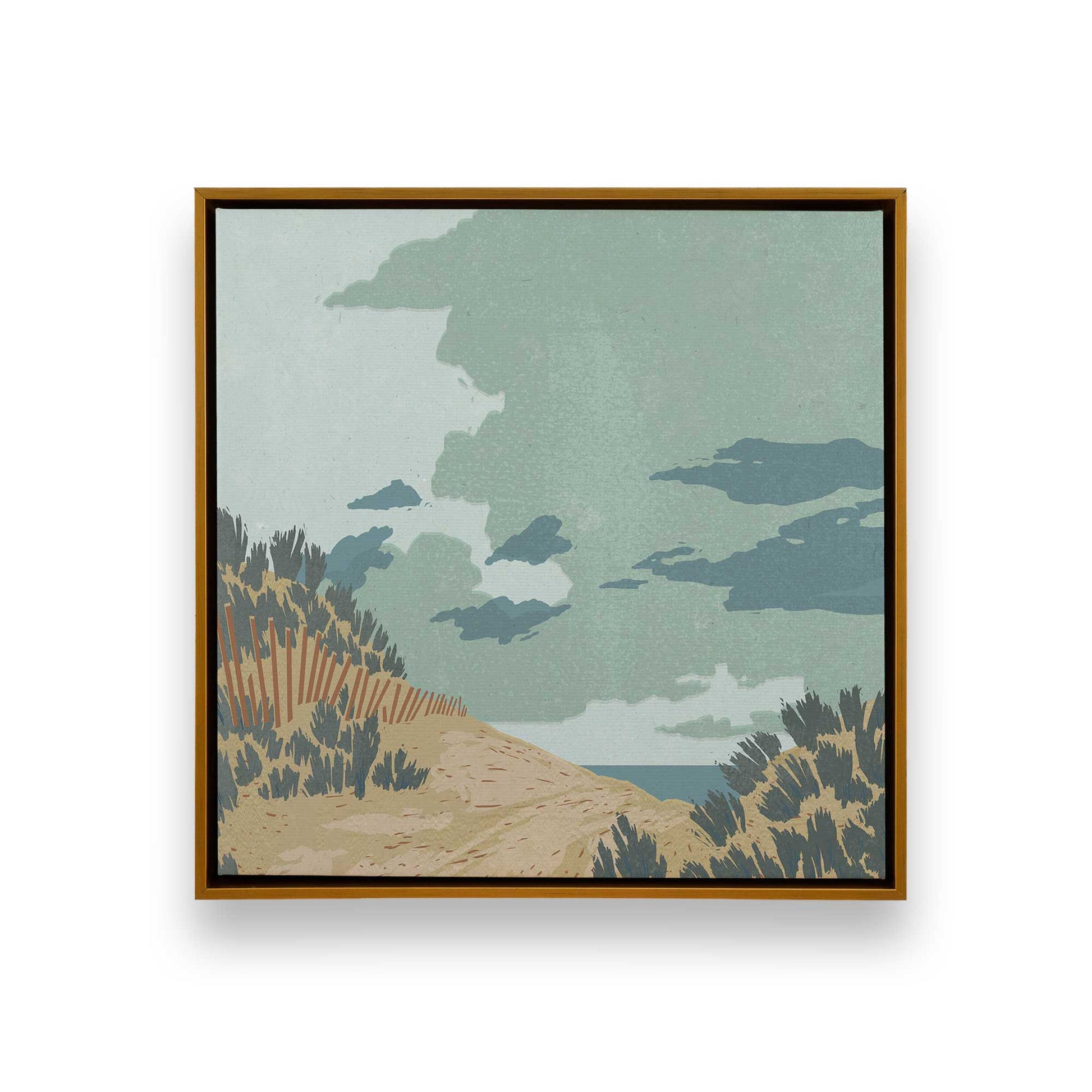 [Color:Polished Gold], Picture of art in a Polished Gold frame