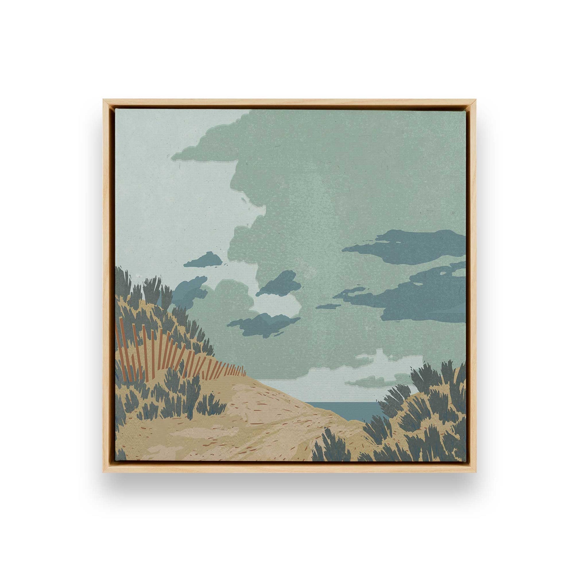 [Color:American Maple], Picture of art in a American Maple frame