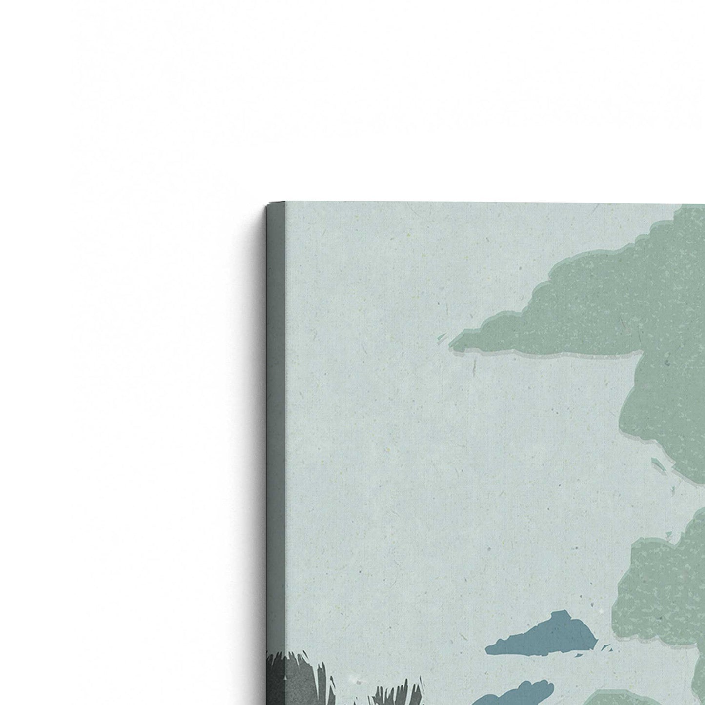 [Color:Stretched Canvas], Picture of art at an angle