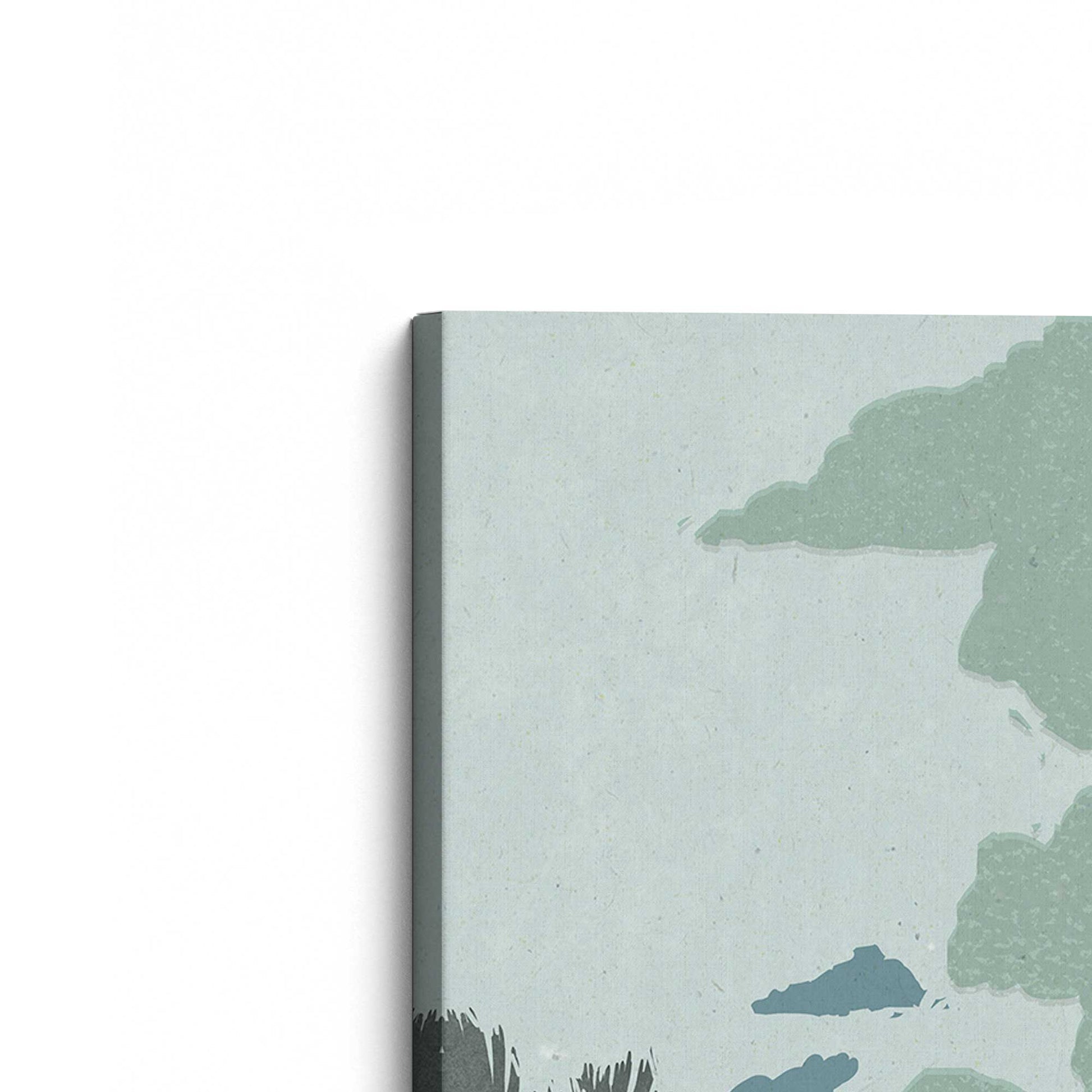 [Color:Stretched Canvas], Picture of art at an angle