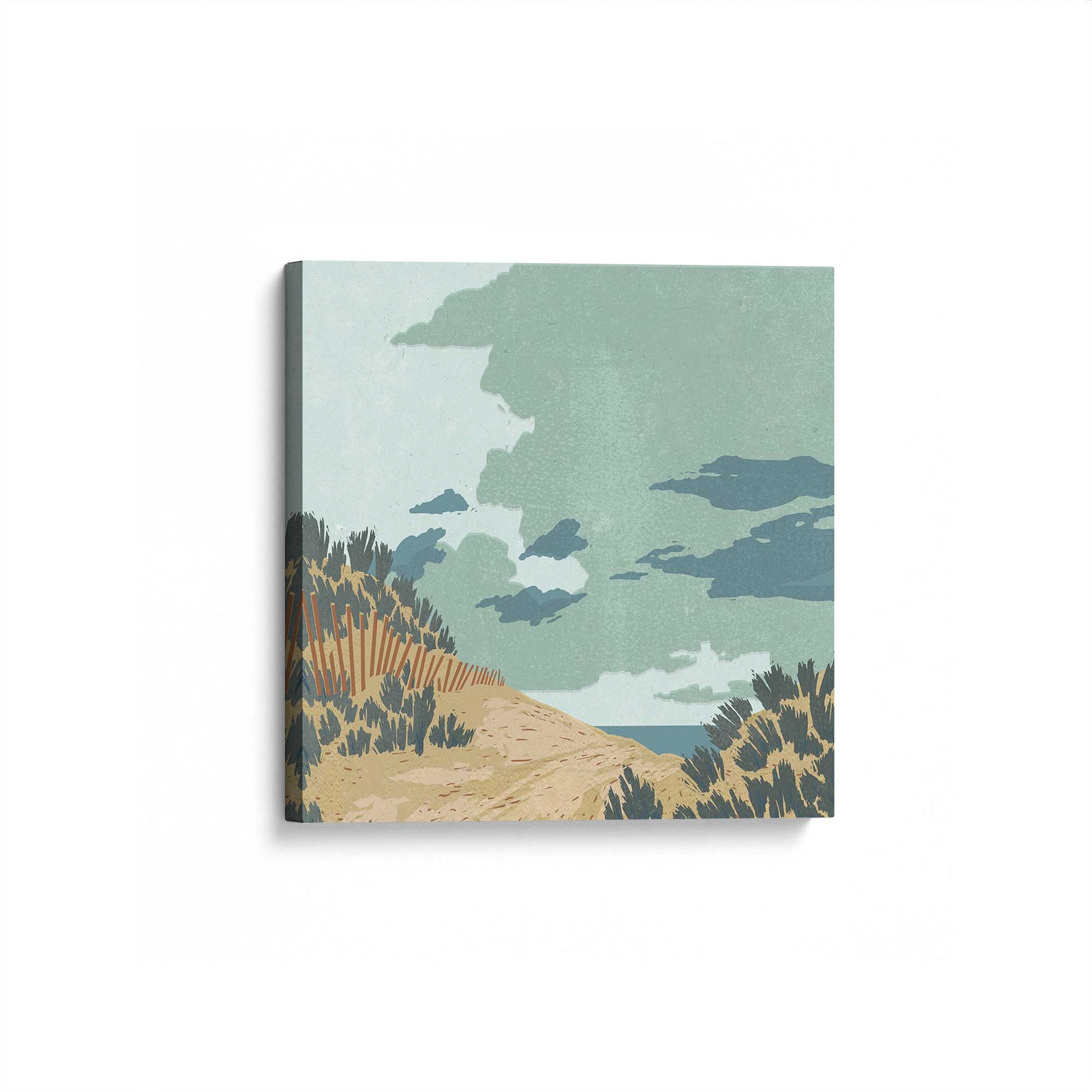 [Color:Stretched Canvas], Picture of the corner of the art