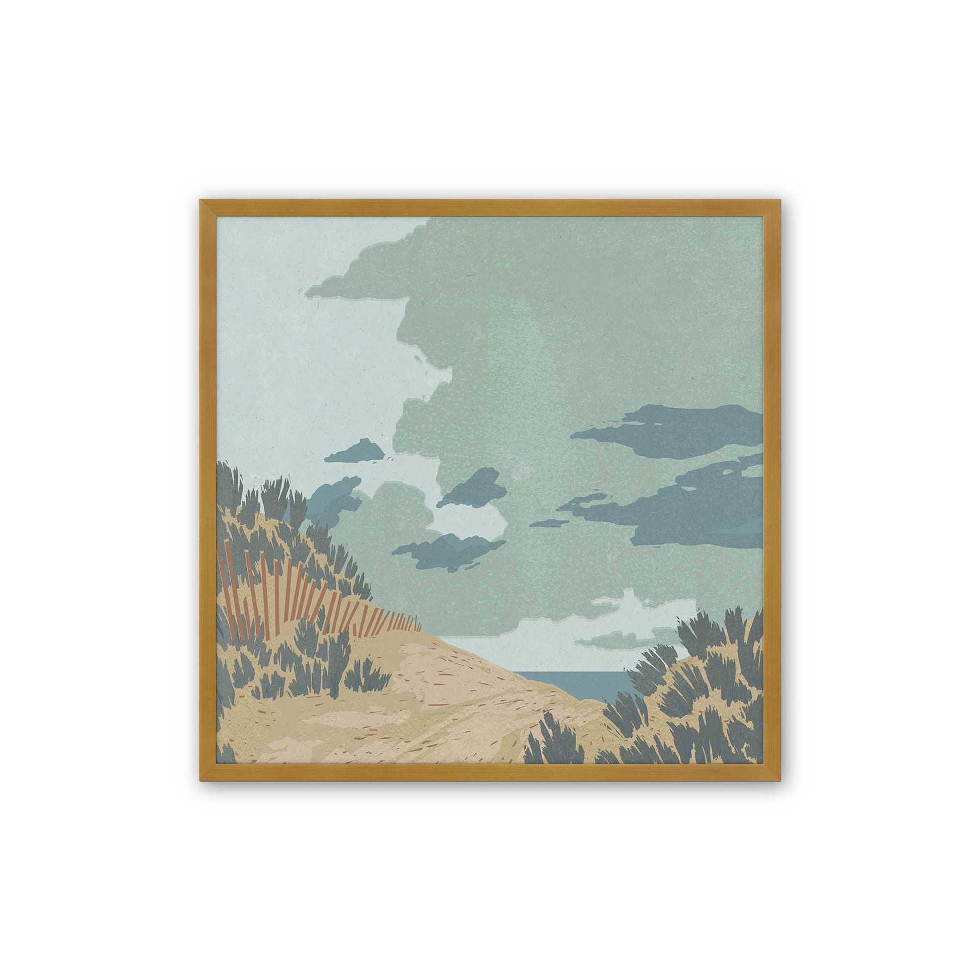 [Color:Polished Gold], Picture of art in a Polished Gold frame