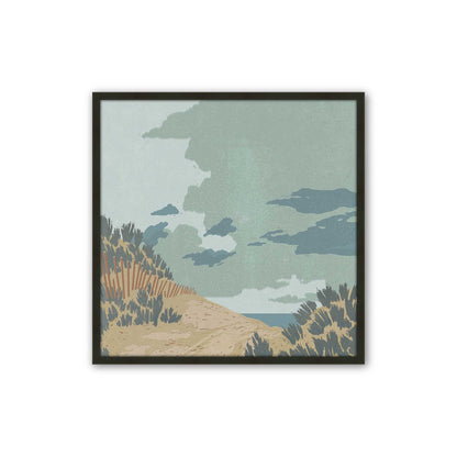 [Color:Satin Black], Picture of art in a Satin Black frame