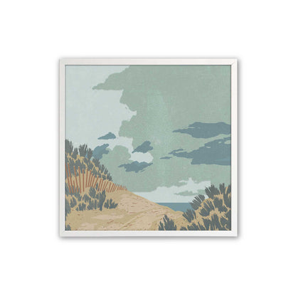 [Color:Opaque White], Picture of art in a Opaque White frame