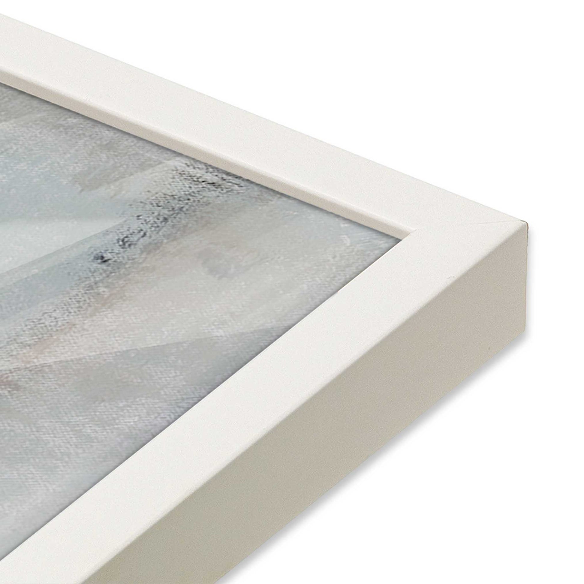 [Color:Opaque White], Picture of art in a Opaque White frame at an angle