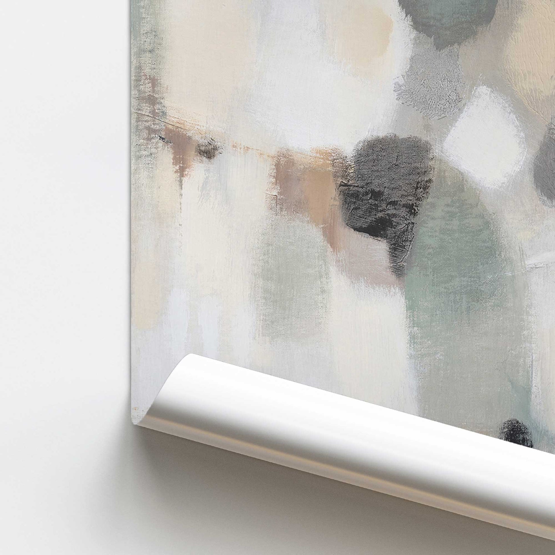 [color:Rolled Print], Picture of close up of art