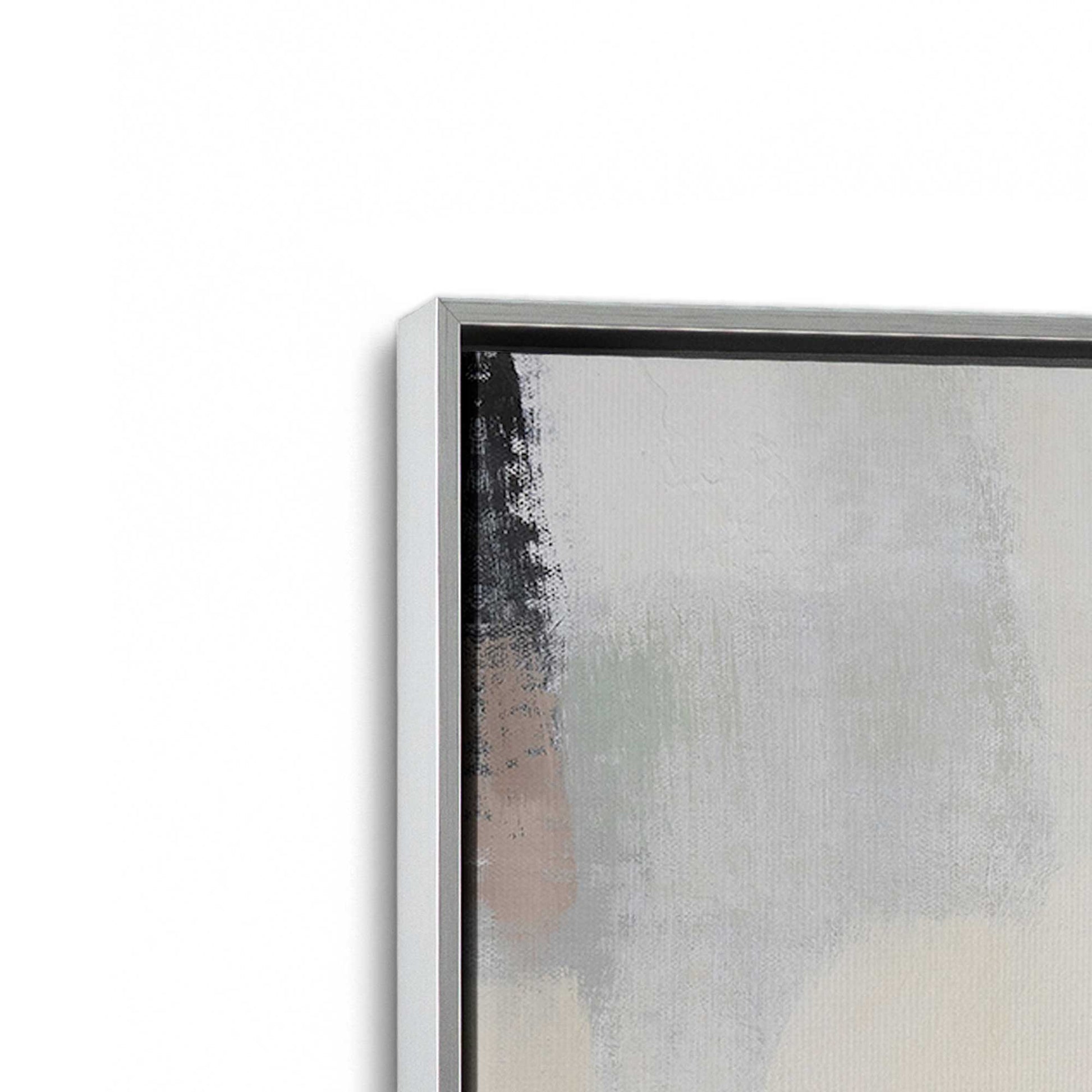 [Color:Polished Chrome], Picture of art in a Polished Chrome frame at an angle