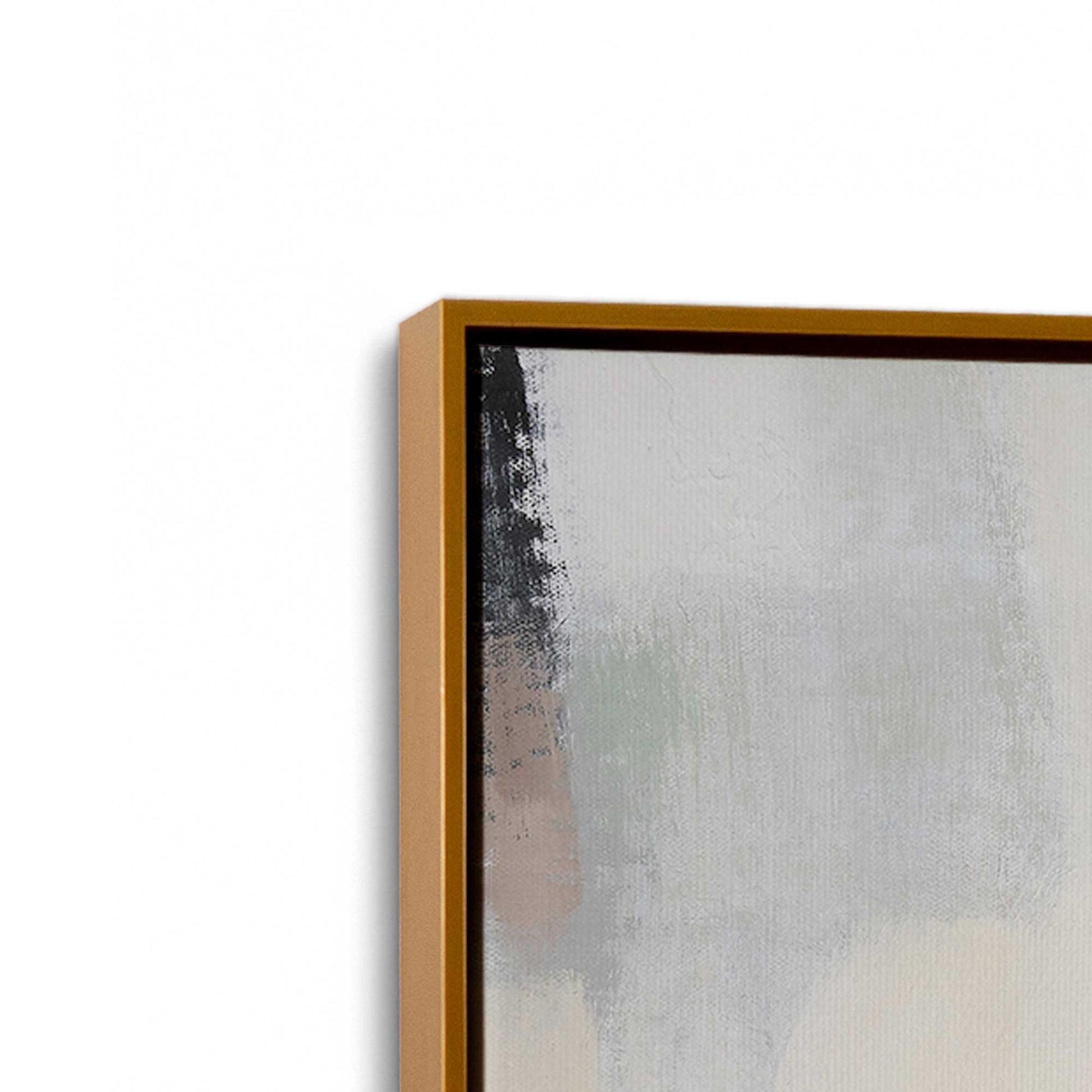 [Color:Polished Gold], Picture of art in a Polished Gold frame at an angle