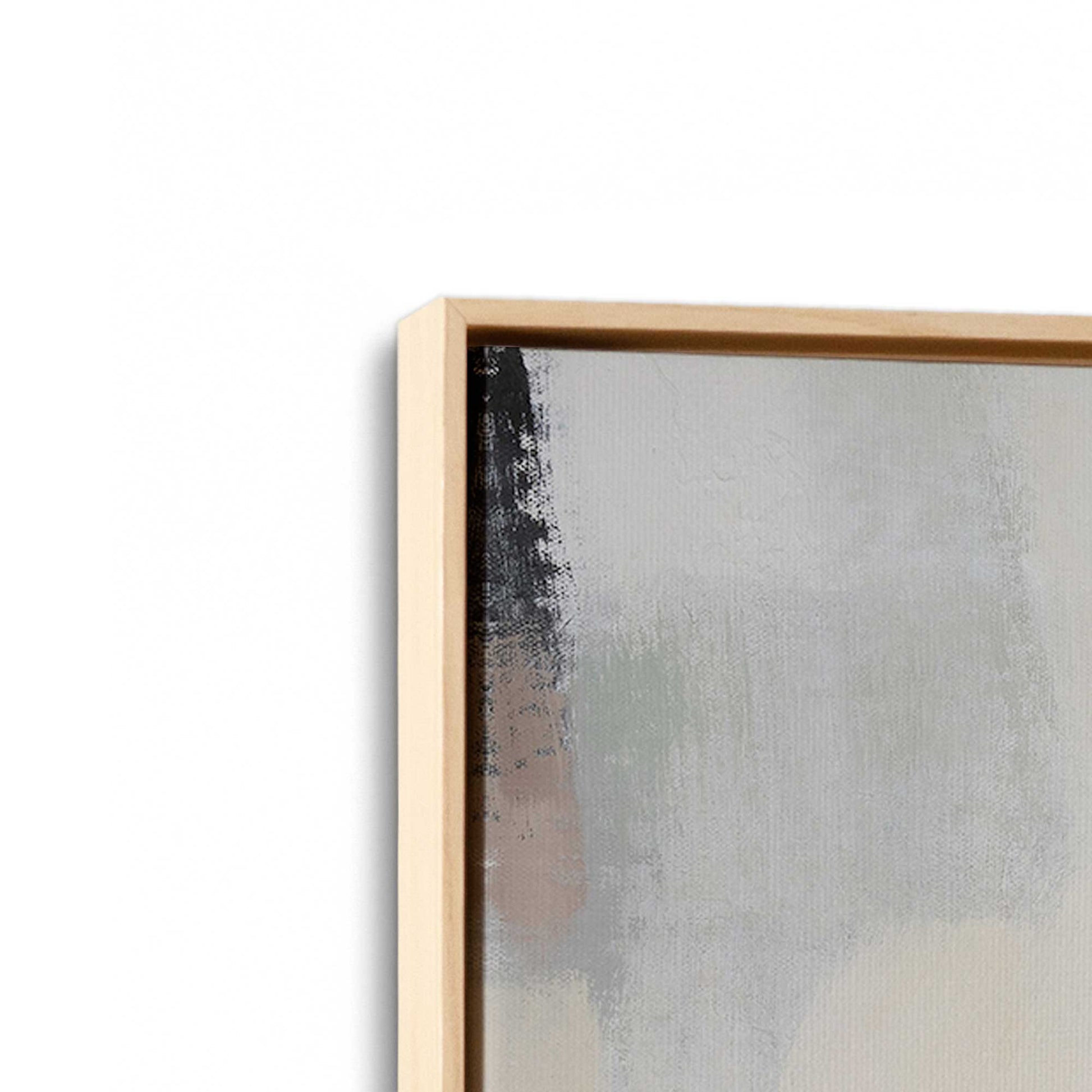 [Color:American Maple], Picture of art in a American Maple frame at an angle