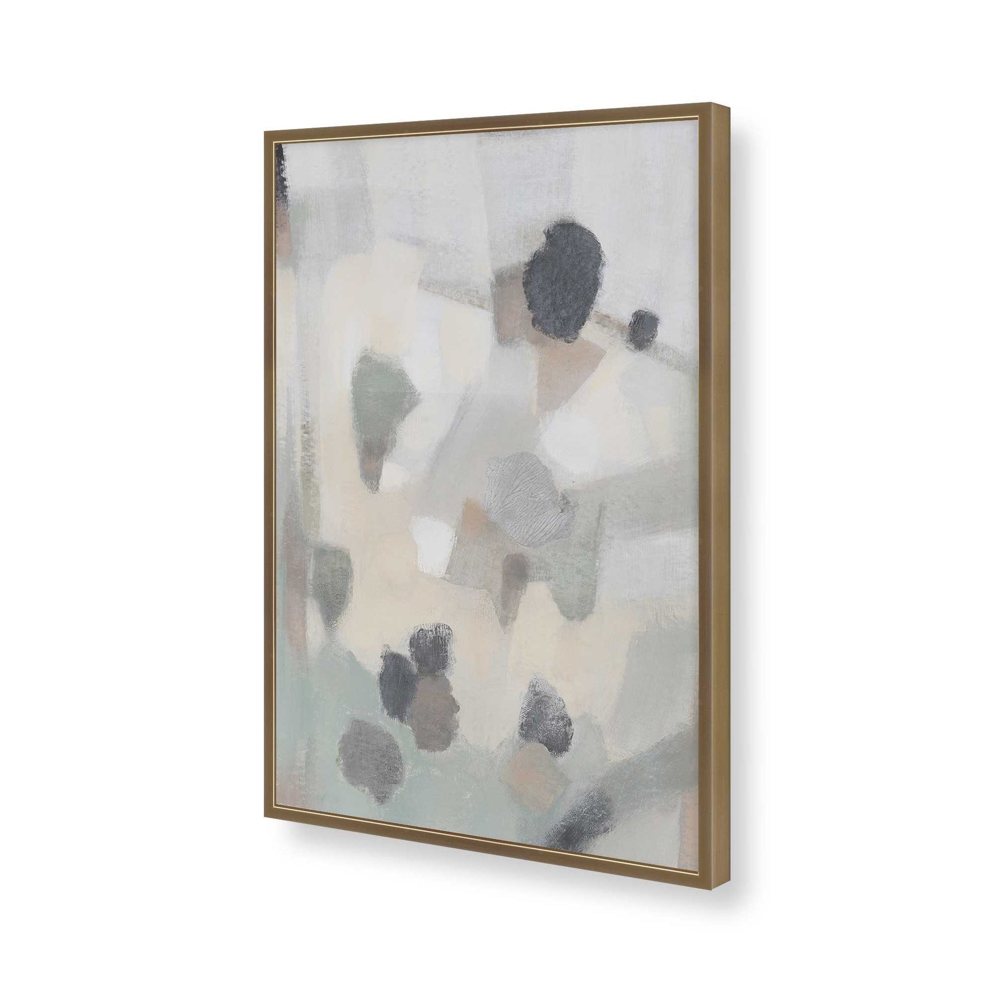 [Color:Brushed Gold], Picture of art in a Brushed Gold frame of the corner