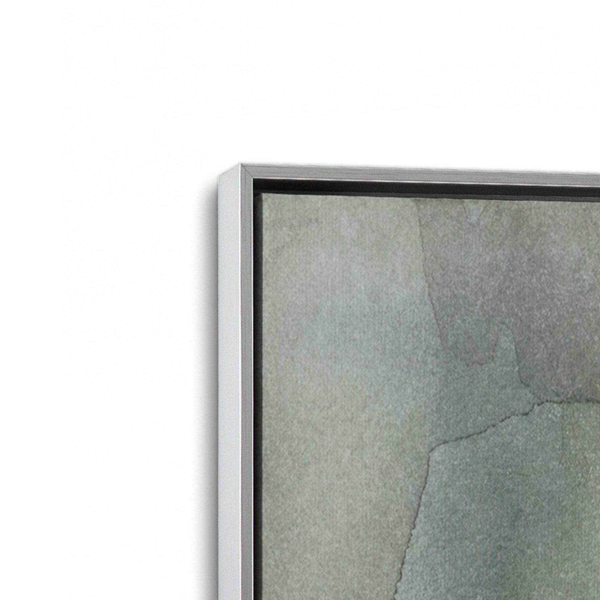 [Color:Polished Chrome], Picture of art in a Polished Chrome frame at an angle