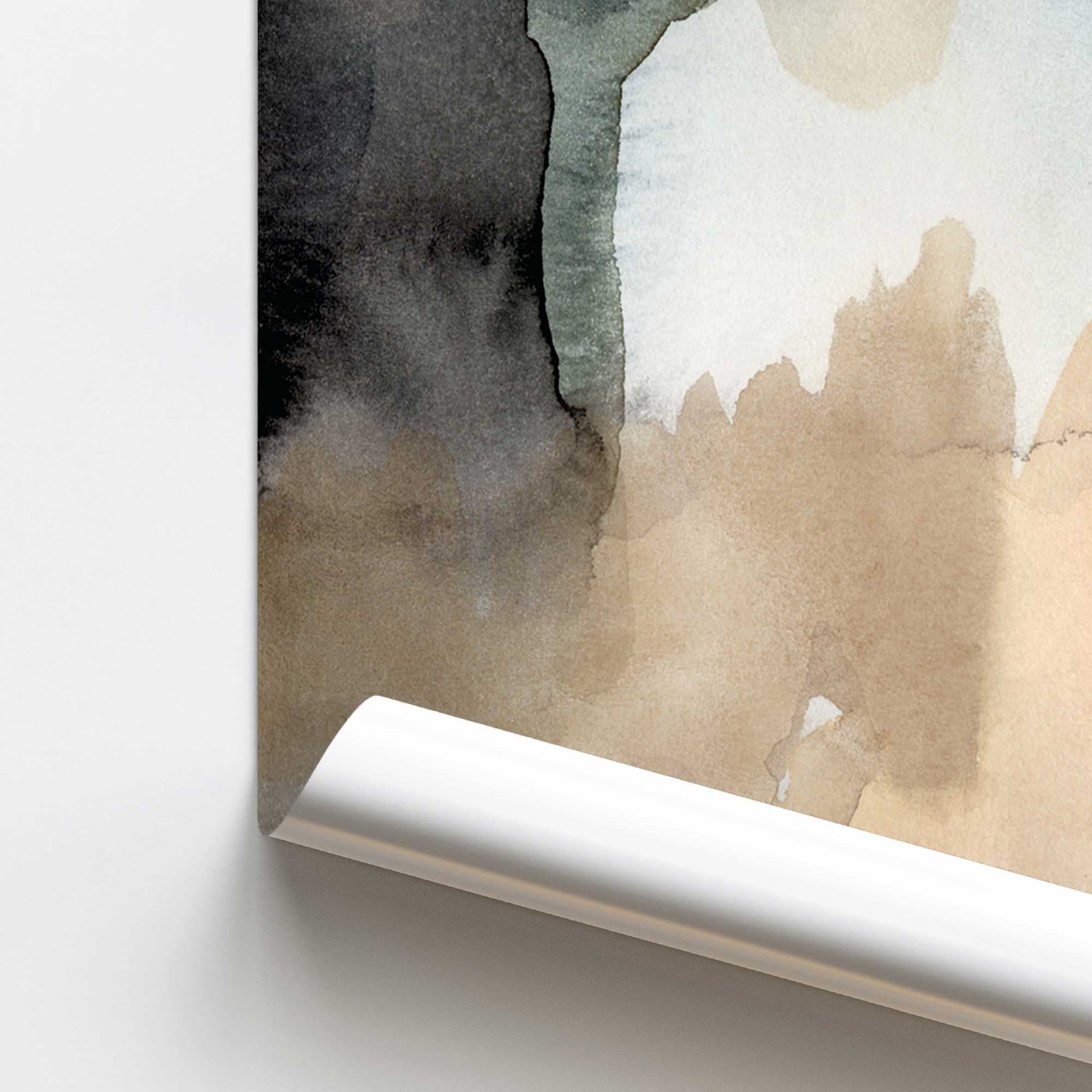 [color:Rolled Print], Picture of close up of art