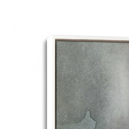 [Color:Opaque White], Picture of art in a White frame at an angle