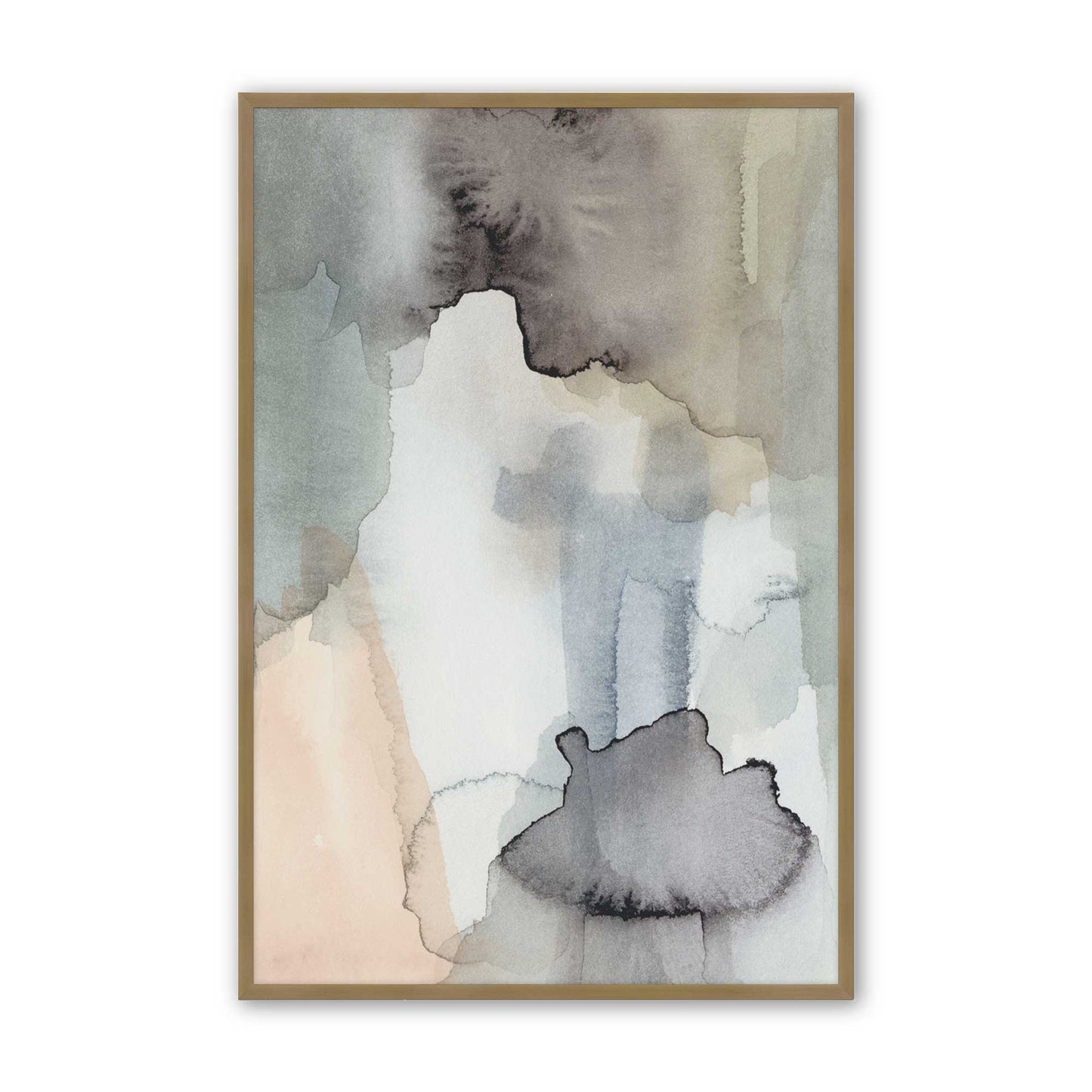 [Color:Brushed Gold], Picture of art in a Brushed Gold frame