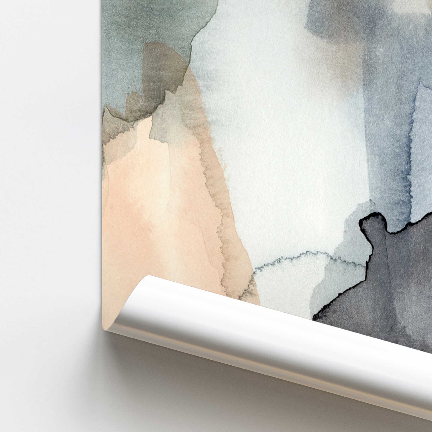 [color:Rolled Print], Picture of close up of art