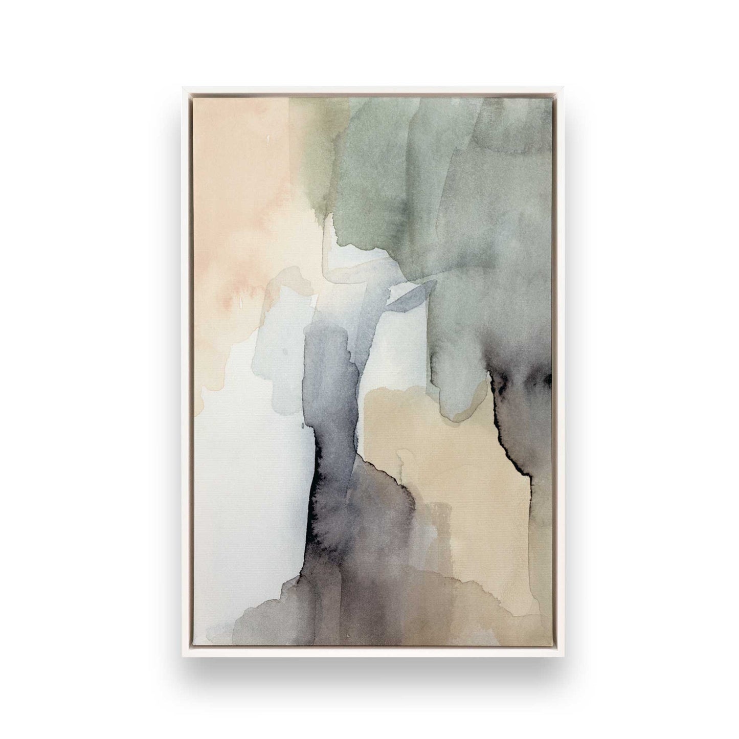[Color:Opaque White], Picture of art in a White frame